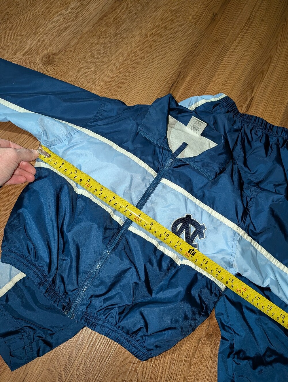 Vintage Kids' UNC Windbreaker Tracksuit 4T - Picture 4 of 12